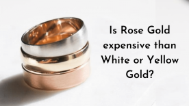 Is rose gold more expensive than yellow/white gold?