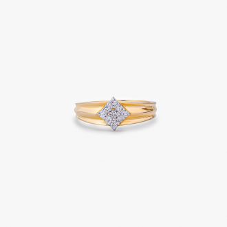 Classic Navratna Diamond Ring
