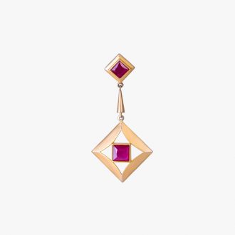 SQUARE SHAPE DESIGN EARRINGS