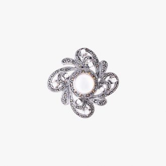 FLOWER ROUND EARRINGS