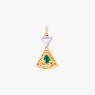 DOUBLE TRIANGLE SHAPE PENDANT
