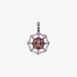 CIRCLE GANESH JI DESIGN PENDANT