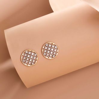 Rosette Diamond Earrings