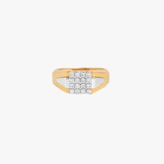 Geometric Diamond Ring