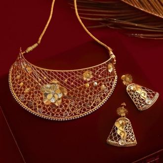 Divine Gold Choker Set