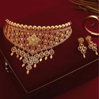 Shaan Gold Choker Set