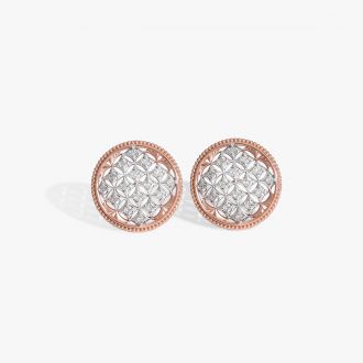 Rosette Diamond Earrings