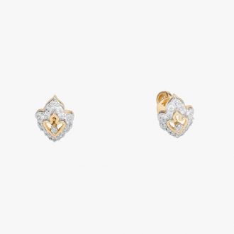 2 TRIANGLE DIAMOND EARRING