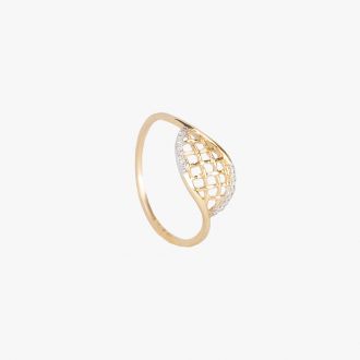 W Diamond Ladies Ring