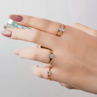 Artistic Diamond Ladies Ring