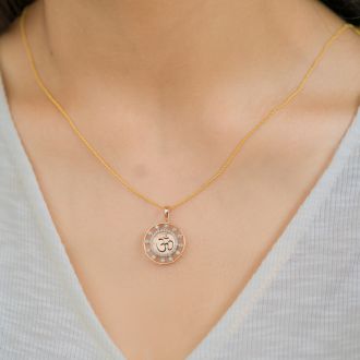 OM DIAMOND PENDANT